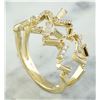 Image 4 : 0.22 CTW 18K Yellow Gold Diamond Ring