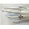 Image 4 : 6.82 CTW Natural Morganite And Diamond Ring In 18K White Gold