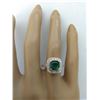 Image 6 : 2.25 CTW Emerald 18K Rose Gold Diamond Ring