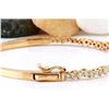 Image 2 : 1.57 CTW Natural Diamond 14K Solid Rose Gold Bracelet