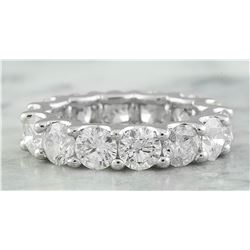 6.30 CTW Diamond 14K White Gold Ring