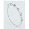 Image 4 : 0.07 CTW Diamond 18K White Gold Ring