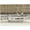 Image 2 : 4.50CTW Natural Diamond Bracelet In 18K Solid White Gold