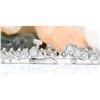 Image 2 : 4.20 CTW Natural Diamond 18K Solid White Gold Bracelet