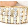 Image 1 : 2.50 CTW Natural Diamond 14K Solid Yellow Gold Ring