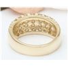 Image 3 : 2.50 CTW Natural Diamond 14K Solid Yellow Gold Ring