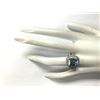 Image 4 : 4.67 CTW Natural Aquamarine And Diamond Ring In 18K Solid White Gold