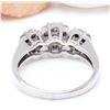 Image 3 : 1.70 CTW Natural Diamond 18K Solid White Gold Ring