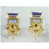 Image 5 : 1.80 CTW Tanzanite 14K Yellow Gold Earrings
