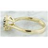 Image 4 : 0.72 CTW Sapphire 14K Yellow Gold Diamond Ring