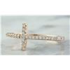 Image 2 : 0.30 CTW 14K Rose old Diamond Ring