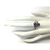 Image 4 : 2.82 CTW Natural Blue Tanzanite And Diamond Ring In 14K Solid Yellow Gold