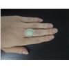 Image 5 : 7.00 CTW Opal 18K Yellow Gold Diamond Ring