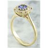 Image 5 : 0.72 CTW Tanzanite 14K Yellow Gold Diamond ring