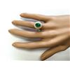 Image 4 : 3.05 CTW Natural Emerald And Diamond Ring In 18K Yellow Gold