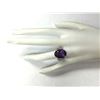 Image 4 : 8.89 CTW Natural Amethyst And Diamond Ring In 18K Solid White Gold