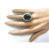 Image 4 : 19.90 CTW Natural Green Tourmaline And Diamond Ring 14k Solid White Gold