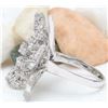 Image 3 : 1.50 CTW Natural Diamond 14K Solid White Gold Ring