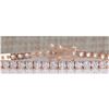 Image 1 : 5.01CTW Natural Diamond Bracelet In 14K Rose Gold