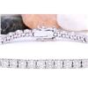 Image 1 : 1.50 CTW Natural Diamond 18K Solid White Gold Bracelet