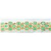 Image 5 : 22.88 CTW Emerald 18K Yellow Gold Diamond Bracelet