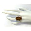 Image 4 : 21.49 CTW Natural Citrine And Diamond Ring 18K Solid White Gold