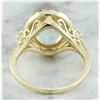 Image 3 : 3.81 CTW Aquamarine 14K Yellow Gold Diamond Ring