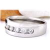 Image 2 : 1.17 CTW Natural Diamond 18K Solid White Gold Ring