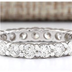 2.40 CTW Natural Diamond Ring In 14k White Gold