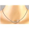Image 1 : 15.00 CTW Natural Diamond 14K Solid White Gold Necklace