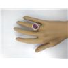 Image 6 : 9.86 CTW Natural Ruby 18K Solid Yellow Gold Diamond Ring