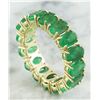 Image 3 : 6.16 CTW Emerald 14K Yellow Gold Ring