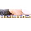 Image 3 : 16.97 CTW Natural Sapphire 18K Solid Yellow Gold Diamond Bracelet