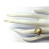 Image 4 : 1.20 CTW Natural 10.70Mm Gold South Sea Pearl Diamond Ring 14K Yellow Gold