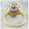 Image 4 : 1.95 CTW Tanzanite 18K Yellow Gold Diamond Ring
