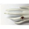 Image 4 : 3.08 CTW Natural Red Ruby And Diamond Ring 18K Solid Yellow Gold