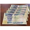 Image 2 : Five-Hundred Naira Bank Notes Lot of 5 and Two-Hundred Naira Bank Notes Lot of 4
