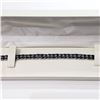 Image 2 : Silver Sapphire 7.5" Bracelet (~weight 16.51g), Suggested Retail Value $1509