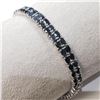 Image 3 : Silver Sapphire 7.5" Bracelet (~weight 16.51g), Suggested Retail Value $1509