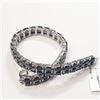 Image 5 : Silver Sapphire 7.5" Bracelet (~weight 16.51g), Suggested Retail Value $1509