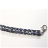 Image 6 : Silver Sapphire 7.5" Bracelet (~weight 16.51g), Suggested Retail Value $1509