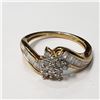 Image 4 : 10K Yellow Gold Diamond(0.63Ct,I2-I3,G-H) Ring (~Size 7) (~weight 3.2g), Appraised Retail $2460