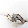 Image 6 : 10K Yellow Gold Diamond(0.63Ct,I2-I3,G-H) Ring (~Size 7) (~weight 3.2g), Appraised Retail $2460