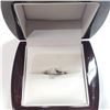 Image 2 : 14K White Gold Princess Cut Diamond(0.58Ct,I,G) Ring (~Size 6) (~weight 3g), Made in Canada, Apprais