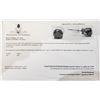 Image 1 : 14K White Gold Black Diamond(1.3ct) Earrings (~weight 0.88g), Made in Canada, Appraised Retail $1585