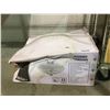 Image 1 : AquaSource White Drop-In Oval Bathroom Sink - Model: ML-20504