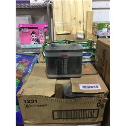 Case of 6 Eveready Super Heavy Duty Lantern 6V Batteries