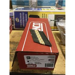 Case of Senco 34 Degree Paper Tape Clipped Head Framing Stick Nails 1/4" x .113" Smooth Shank - Mode