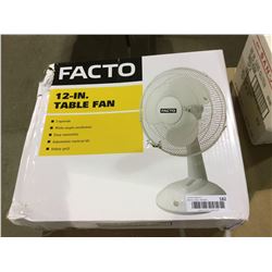 Facto 12" Table Fan