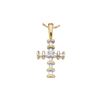 Image 1 : Diamond Cross Religious Pendant 1/8 Cttw 10kt Yellow Gold